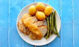 Milk Braised Pork Loin is seared and then braised in milk for an amazingly tender and delicious meal. The milk makes for an super tender pork roast and gravy that is to die for! You'll want to lick the pan and savor every last drop.