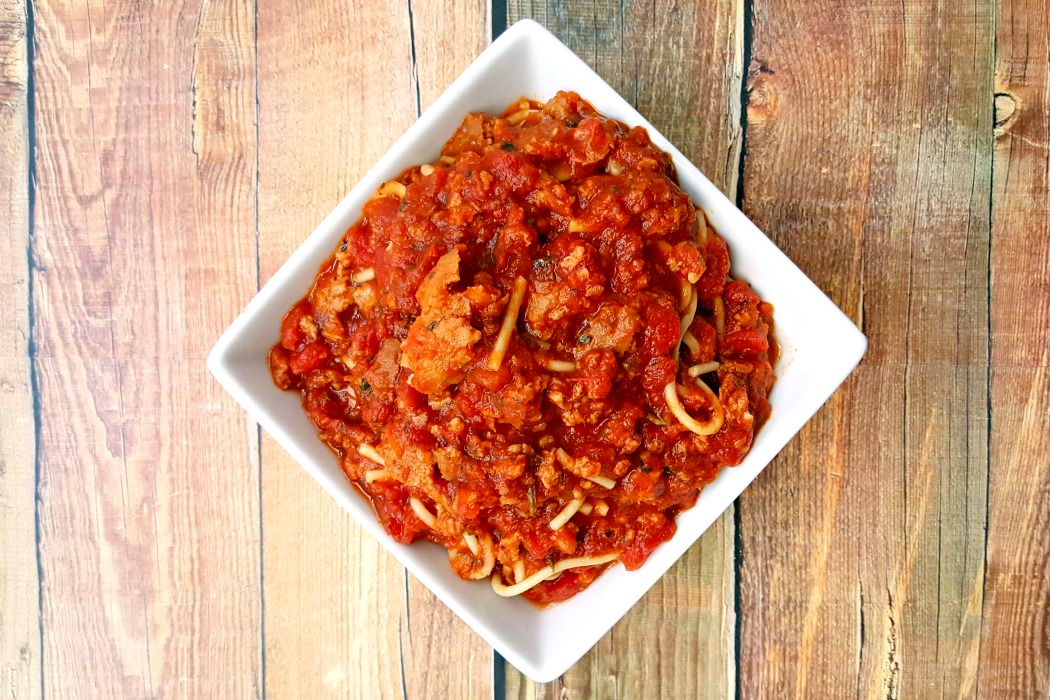 Slow Cooker Italian Sausage Bolognese