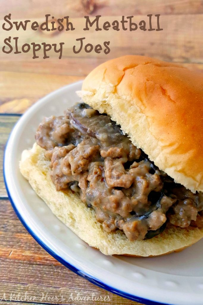 I deconstructed our favorite Swedish meatball recipe and turned them into delicious Swedish Meatball Sloppy Joes.