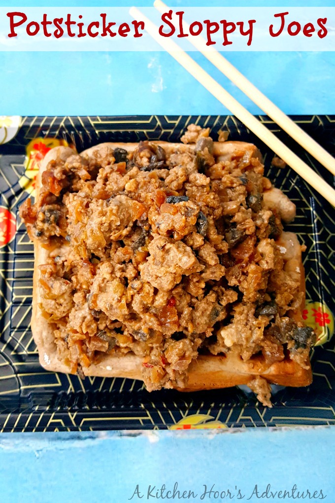 With all the ingredients of a delicious dumpling, these Potsticker Sloppy Joes taste like your favorite dim sum in a quick and delicious sloppy joe recipe.