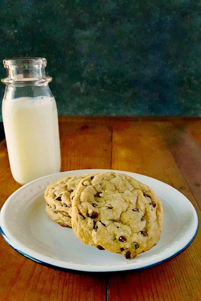 Perfectly crispy on the edges and chewy in the middle, these Crispy and Chewy Chocolate Chip Cookies are the go to favorite in our house and I know it will be in yours.