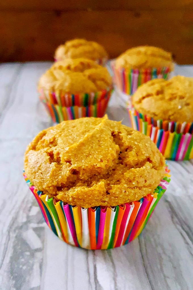 Southern sweet cornbread is infused with delicious pumpkin in these quick muffins. Pumpkin Cornbread Muffins taste like fall in a small, tasty, package.