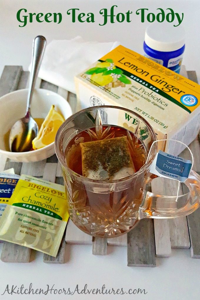 With this Green Tea Hot Toddy and my 6 steps, you'll be feeling better in no time! #TeaProudly