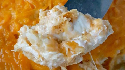 Packed full of crab, cheese, and a kick of flavor, this Easy Crap Dip Recipe is a life saver! Any leftovers can easily be re-purposed into a sandwich, crostinis, or filling for mushrooms. #EasyCrabDip #SeafoodAppetizer #QuickAndEasyEats #PartyFoodIdeas #DeliciousDips