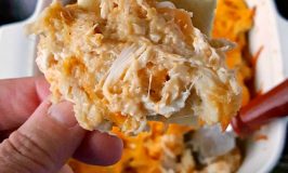 Packed full of crab, cheese, and a kick of flavor, this Easy Crap Dip Recipe is a life saver! Any leftovers can easily be re-purposed into a sandwich, crostinis, or filling for mushrooms. #GetWellMichelle