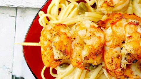 Grilling the shrimp in this Grilled Shrimp Piccata adds a level of flavor that makes this dish amazing! It's also amazingly on the table in a short time making this perfect for any night of the week.