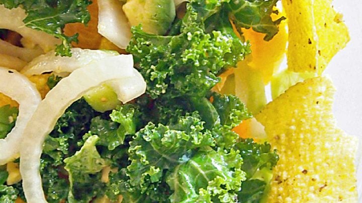 A healthy, satisfying salad that is gluten free and a meal all on it's own!