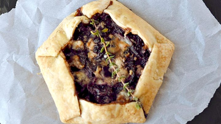 Cherry Stilton Crostata takes on an innovative twist to a classic Italian recipe by combining juicy cherries with creamy Stilton cheese, all wrapped up in a golden-brown flaky pastry. #CrostataCreations #SweetTreats #PastryPerfection #CherryStiltonCombo #BakeFromScratch #SavoryDesserts #FoodieFinds #BakingInspiration #CheeseLoversUnite #stonefruit #cherryrecipe #cherries #crostata #appetizer #fruitandcheese