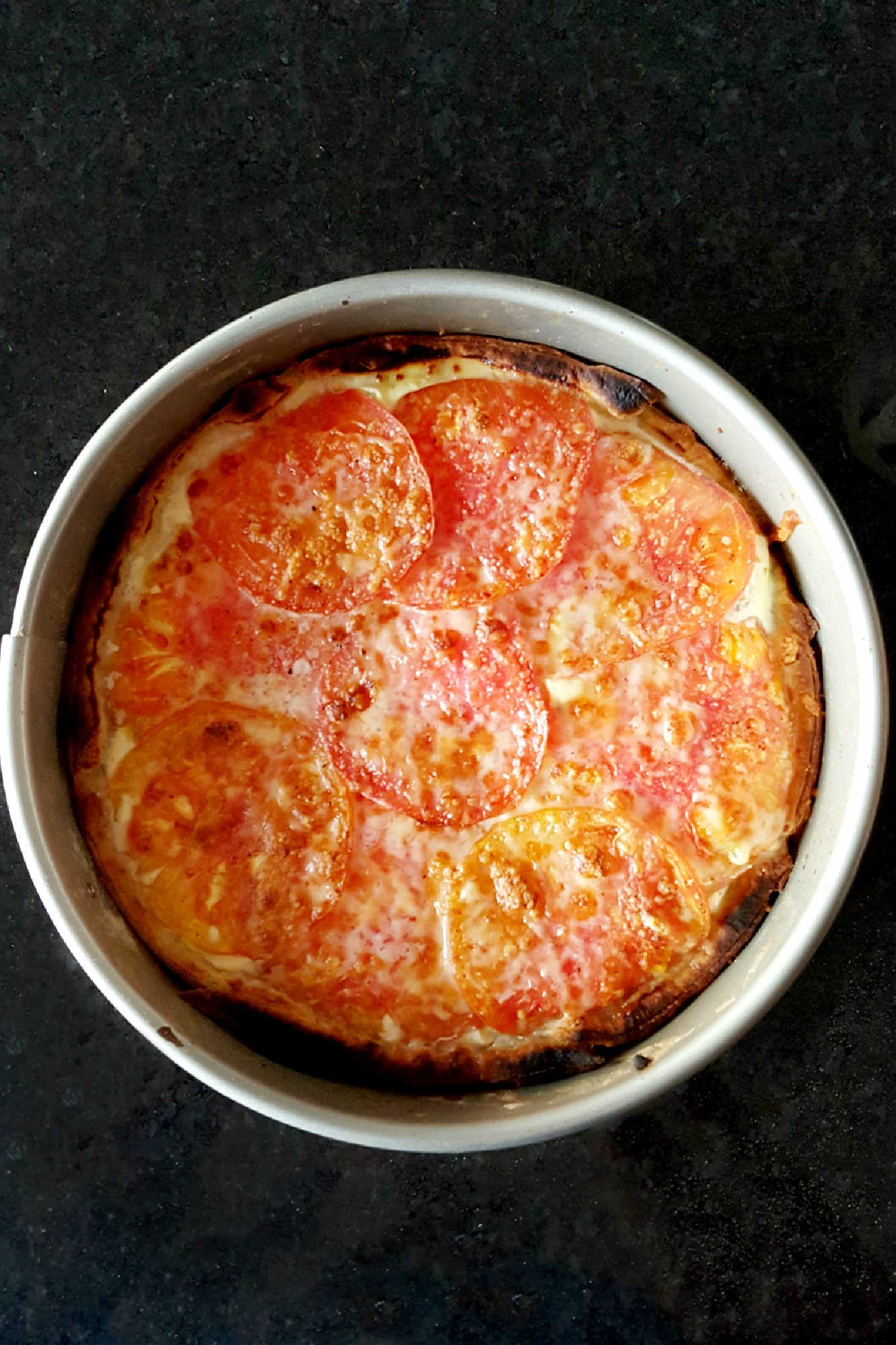 Elevate your brunch game with our Rustic Tomato and Ricotta Tart. 🍅🧀🍳 Perfect for a lazy Sunday morning or impressing guests, this tart is a delicious and Instagram-worthy addition to any meal.  #TomatoTartTuesday #RusticBakes #FarmToFork #SavorySlices #ItalianInspiredEats #TastyTartCreations #RusticRecipeRevival #TomatoRicottaDelight #FarmhouseEats #SavoryTartLove