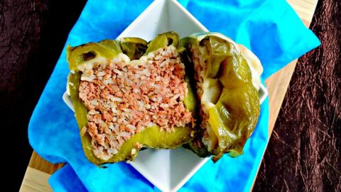 Meatloaf Stuffed Peppers comes together in less time than it takes to preheat the oven but your family will LOVE how delicious it is.