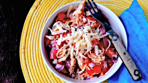 Salsa Chicken Burrito Bowl #SundaySupper