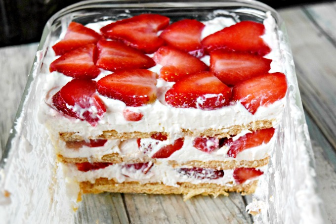 Strawberry Icebox Cheesecake
