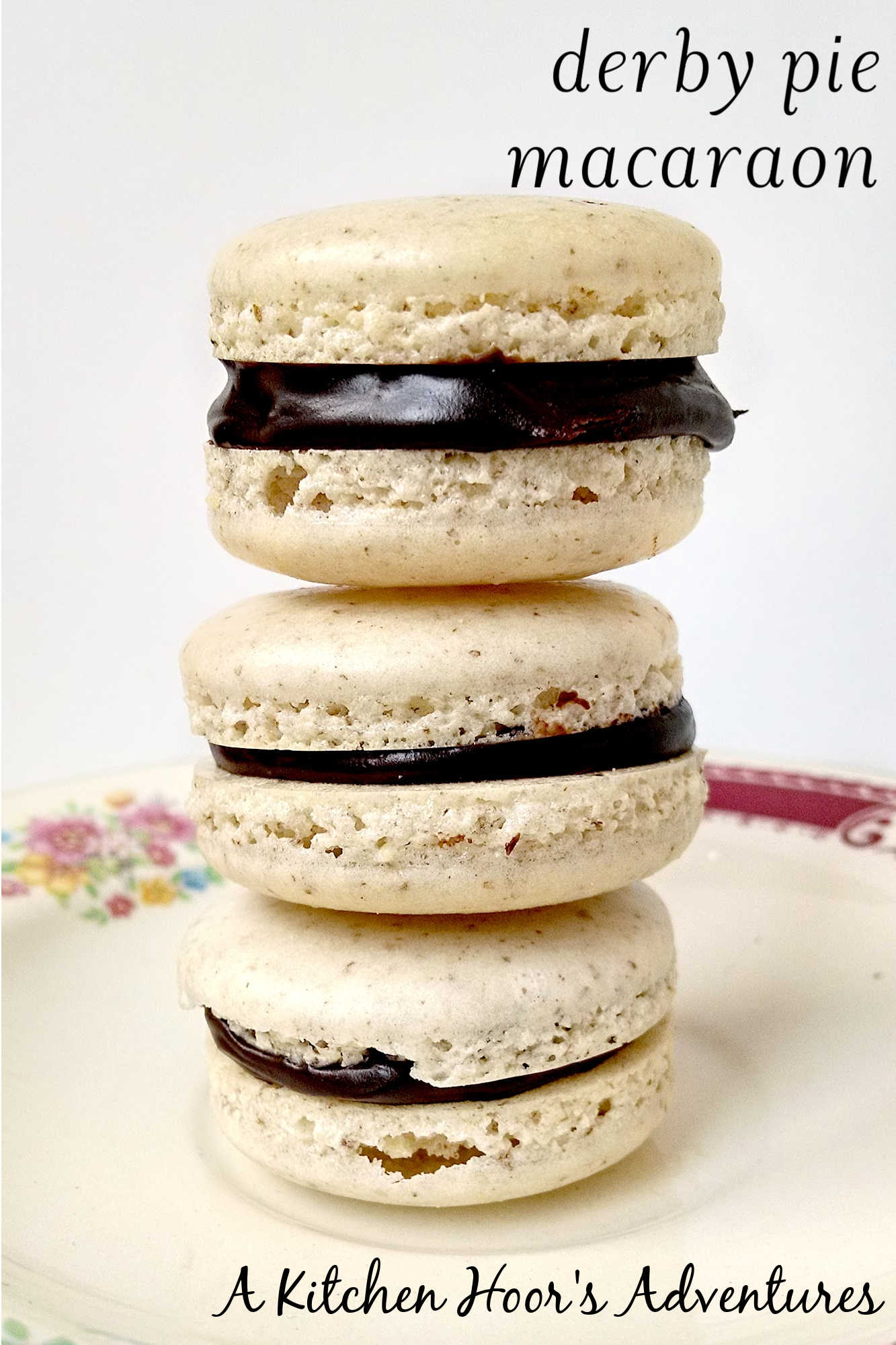 Sink your teeth into the ultimate flavor fusion with Derby Pie Macaron, a unique blend of Kentucky Derby tradition and French pastry perfection. Don't just take our word for it, try it for yourself!  #MacaronMadness #DerbyDelights #BiteSizeBourbon #PiesAndPatisseries #MouthwateringMacarons #DerbyPieMacaron #MacaronObsessed #SweetTreats #KentuckySweets #MacaronLover