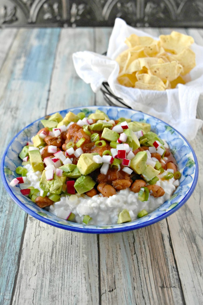 Cottage Cheese and Pinto Bean Salsa