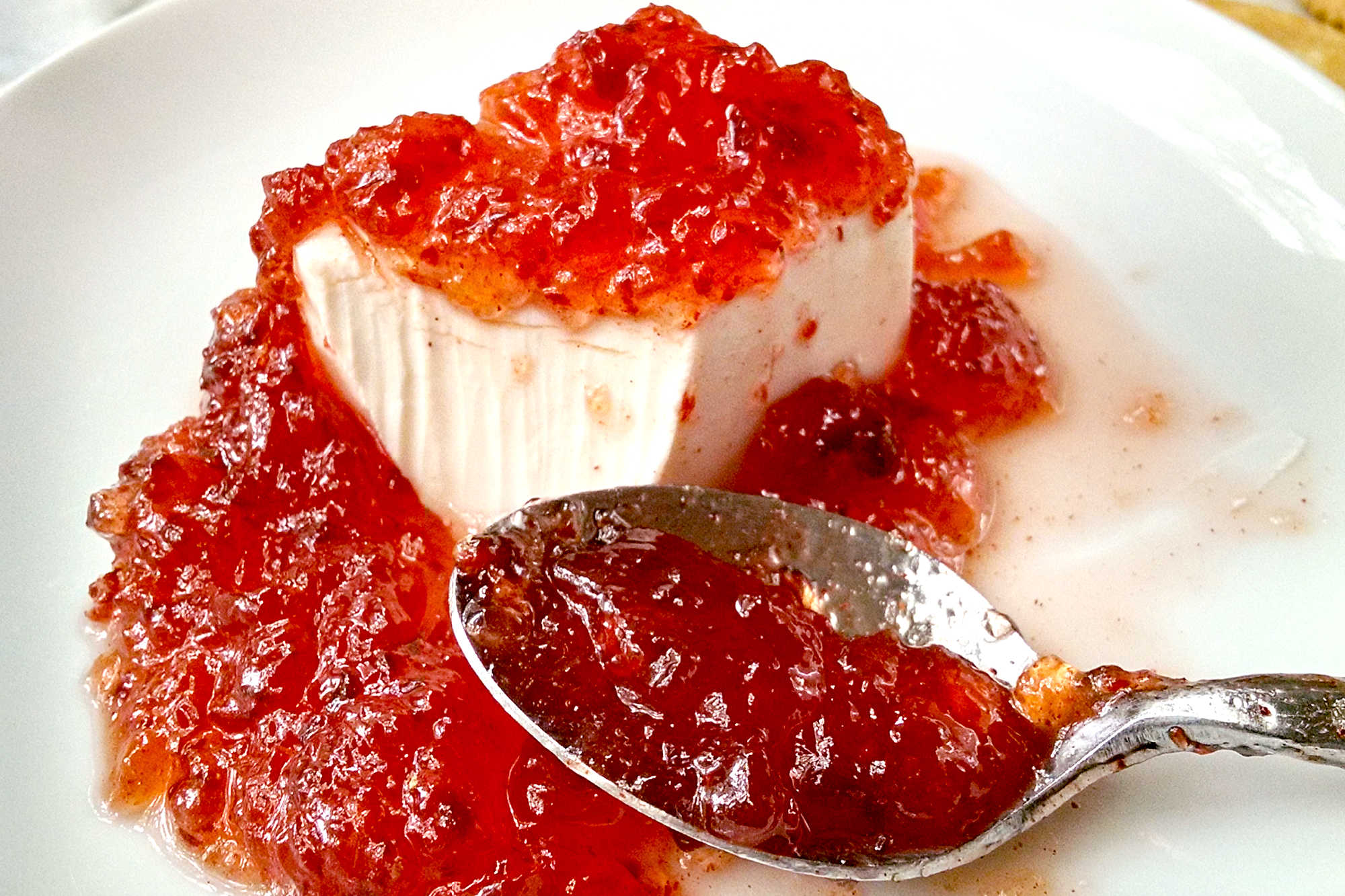 This sweet and spicy Kentucky gem comes from my Nana! Hot Pepper Jelly is a family favorite that was served for every Derby Party at our house. No, you don’t have to make a big huge batch like she did. This small batch will make about 3 half pint jars #comfortfood #southernfood #pepperjelly #jelly