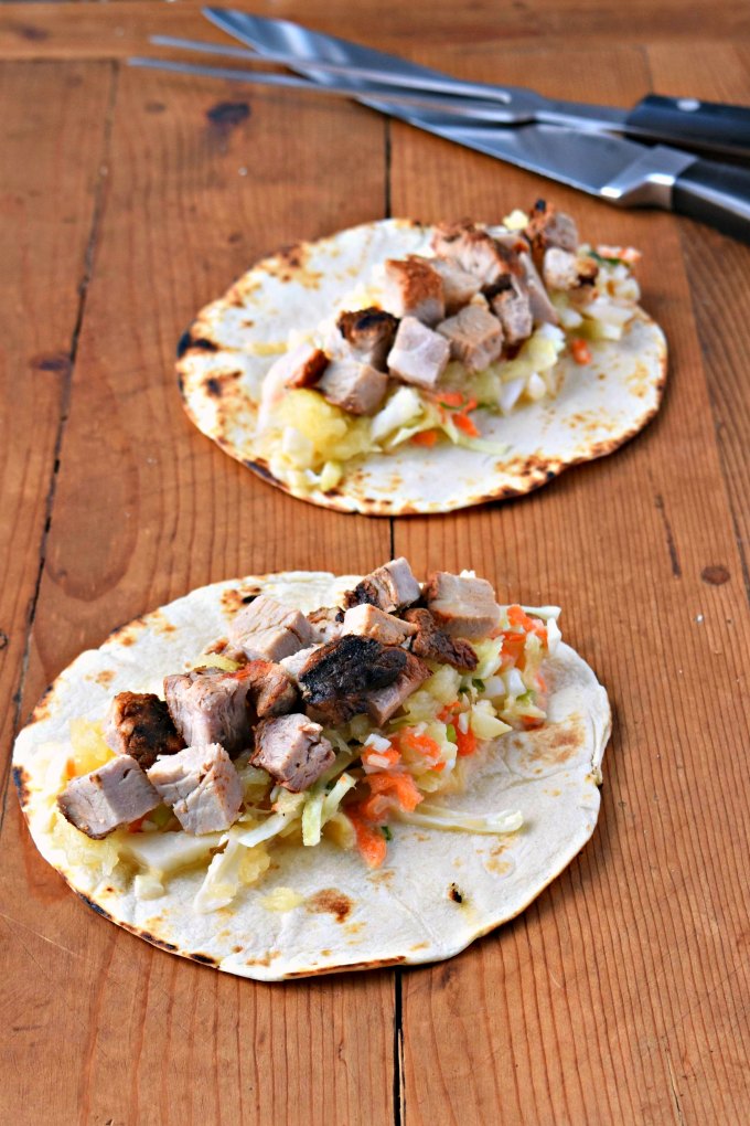 Grilled Pork Tacos al Pastor