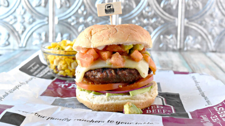Give burger night a bold new twist! This juicy mole spiced burger layers smoky ancho chile, cocoa, cumin, and cinnamon with a bright, chunky avocado salsa. It is fresh, satisfying, and easy enough for a weeknight. Serve it with crisp toppings and your favorite fries or slaw. #OurFamilyTable #burgertime #burgerlove #burgerlover #mole #AvocadoSalsa #BurgerNight #EasyDinner #MoleBurger #AvocadoSalsa #BurgerNight #EasyDinner