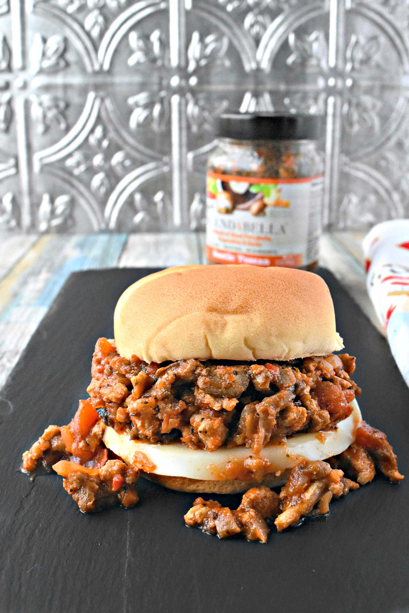 Mix up your traditional Sloppy Joe recipe with a Tuscan twist! These Tuscan Chicken Sloppy Joes are sure to be a hit with the whole family.  #TuscanChickenSloppyJoes #ComfortFoodCravings #ItalianInspiredEats #WeeknightDinnerIdeas #SloppyJoeVariations  #ItalianFlavors #HomemadeDinnerIdeas #EasyWeeknightMeals #FoodieFav