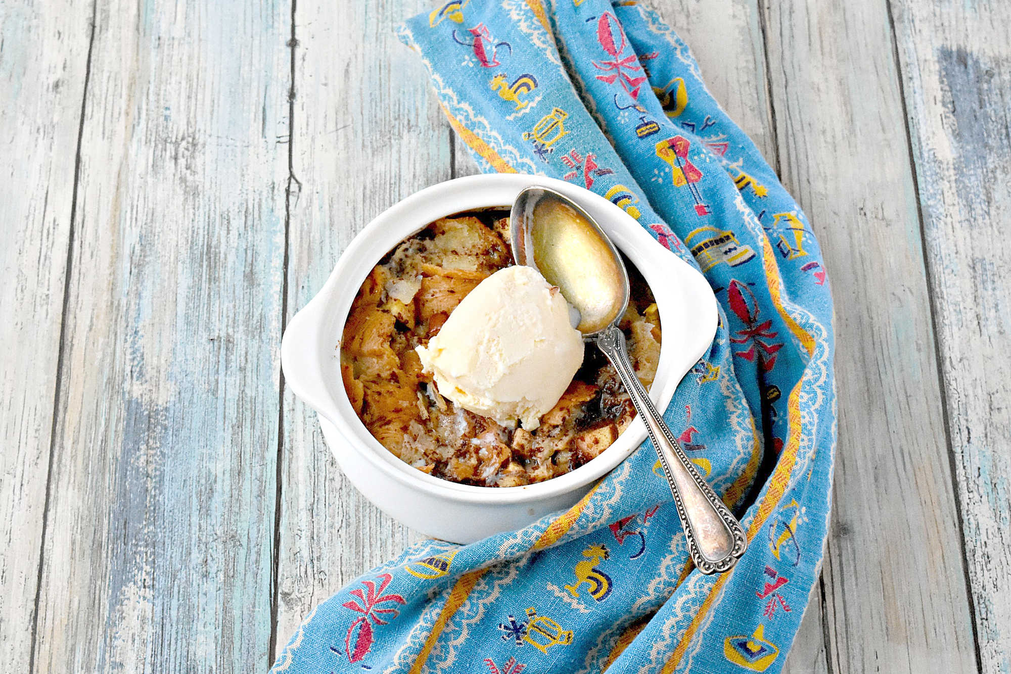 Just when you thought bread pudding couldn't get any better, along comes Individual Croissant Apple Bread Pudding. Discover the joy in every bite! #croissantapplebreadpudding #applelovers #brunchgoals #foodporn #sweettreats #CroissantBreadPudding #ApplePuddingPerfection #DeliciousDesserts #BakingCreations #IndulgentTreats