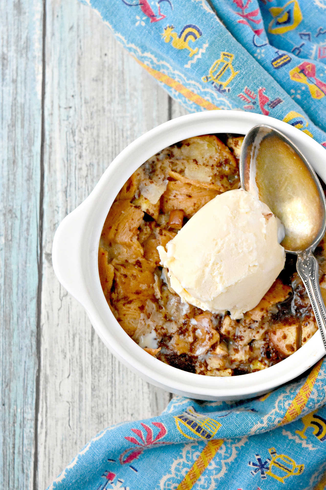 Just when you thought bread pudding couldn't get any better, along comes Individual Croissant Apple Bread Pudding. Discover the joy in every bite! #croissantapplebreadpudding #applelovers #brunchgoals #foodporn #sweettreats #CroissantBreadPudding #ApplePuddingPerfection #DeliciousDesserts #BakingCreations #IndulgentTreats