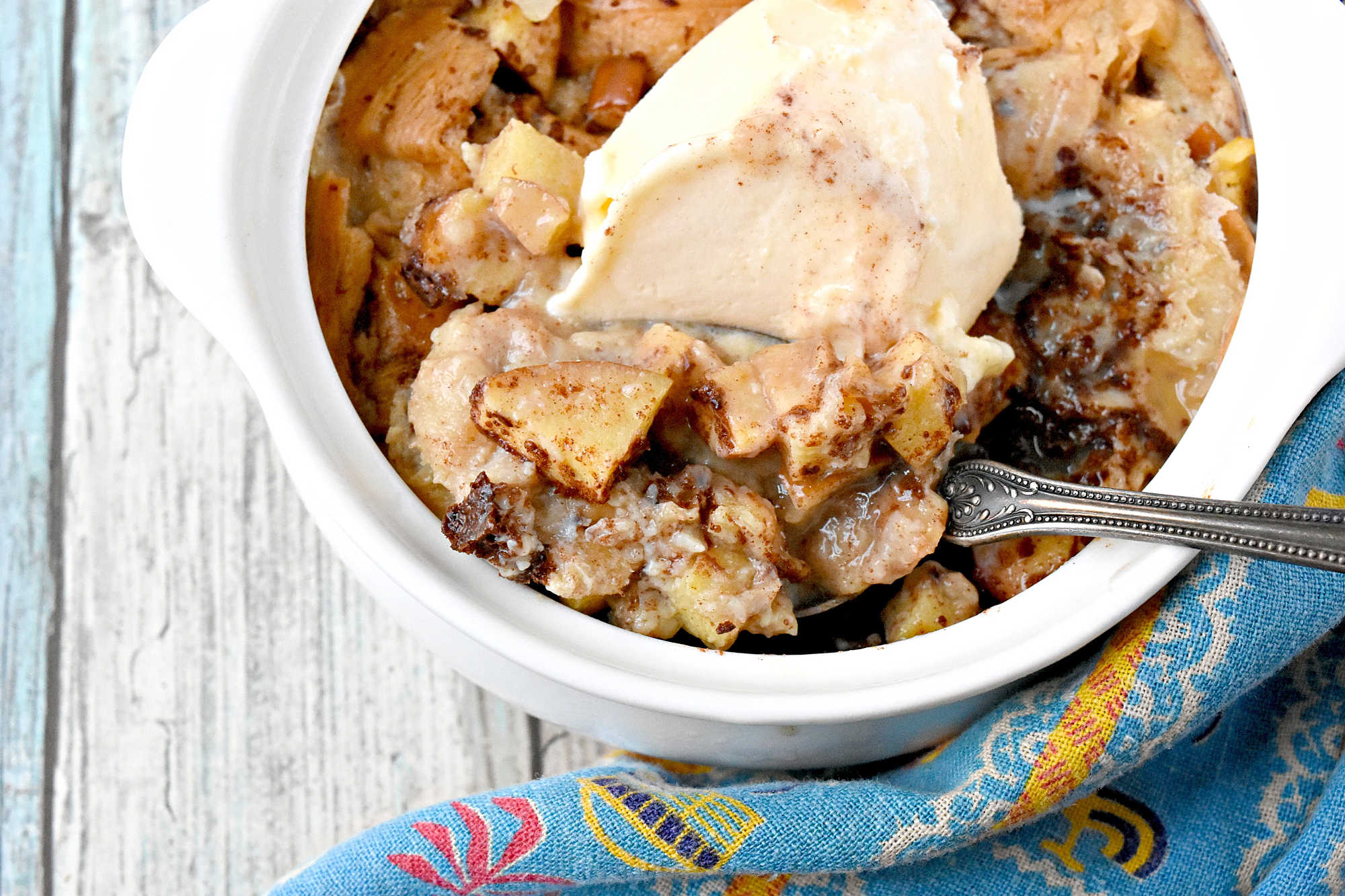 Just when you thought bread pudding couldn't get any better, along comes Individual Croissant Apple Bread Pudding. Discover the joy in every bite! #croissantapplebreadpudding #applelovers #brunchgoals #foodporn #sweettreats #CroissantBreadPudding #ApplePuddingPerfection #DeliciousDesserts #BakingCreations #IndulgentTreats