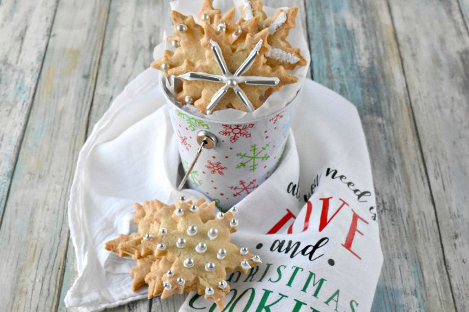 There's a secret ingredients in these Irish Shortbread Cookies.  It makes them super crunchy and deliciously irresistible.  Double the batch because you'll want to nibble on these through the holidays.  