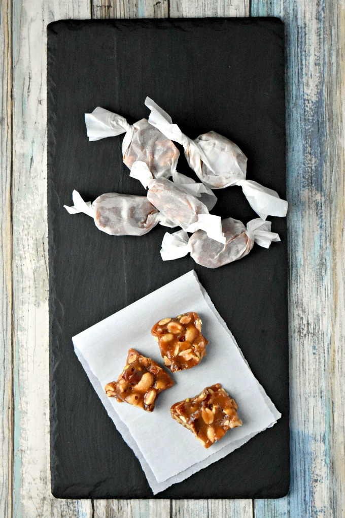 You would never know these caramels are made with a sugar alternative.  Sweet and Spicy Nutty Caramels have rich caramel flavor, but very little sugar.  Made with KetoseSweet, it’s perfect for those on an ultra low-carb diet, like my dad! #steviva, #sweetandeasy
