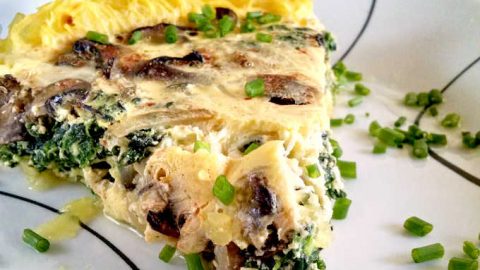Using spaghetti squash as the crust makes a delicious and low-carb Spinach and Mushroom Quiche with Spaghetti Squash Crust. The texture and flavor of the squash enhances the spinach and mushroom flavors in this meal.