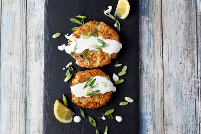 Leftover mashed potatoes and leftover cod make for a simple, quick, and delicious dinner.  Irish Cod Cakes are crispy on the outside, creamy good on the inside, and come together in a snap!  You can easily prepare them ahead of time and chill until you’re ready to cook them.