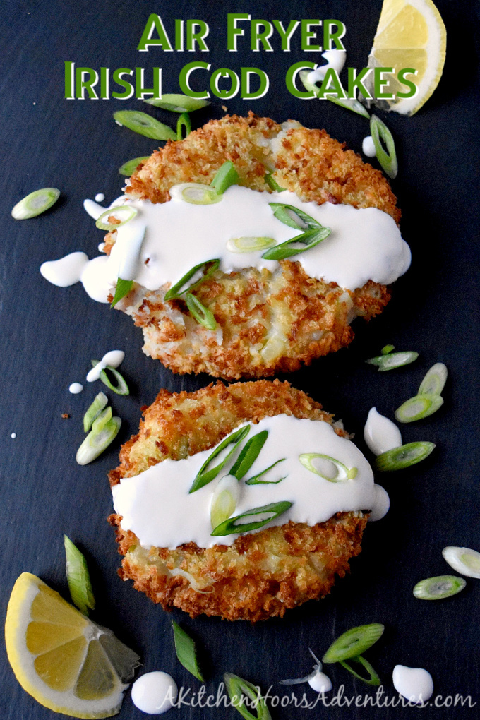 Leftover mashed potatoes and leftover cod make for a simple, quick, and delicious dinner. Irish Cod Cakes are crispy on the outside, creamy good on the inside, and come together in a snap! You can easily prepare them ahead of time and chill until you’re ready to cook them.