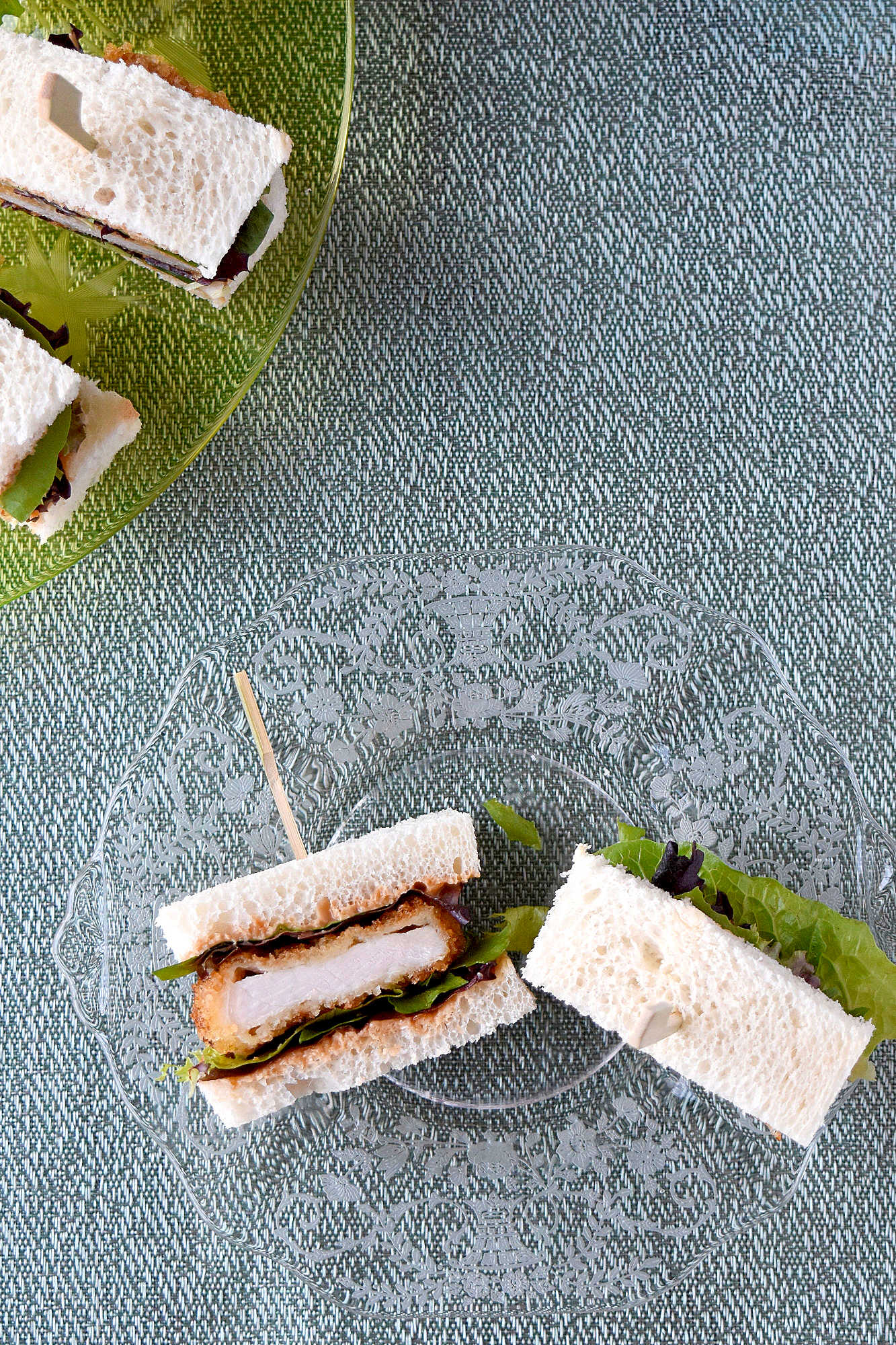 Meet your new brunch favorite: Katsu Sando Finger Sandwiches. Each bite brings crisp, juicy cutlet between pillowy bread, perfect for sharing with friends.  #OurFamilyTable #KatsuSandoHeaven #FingerSandwichFrenzy #SandosForDays #JapaneseSandwichSensation #SandoSquadGoals