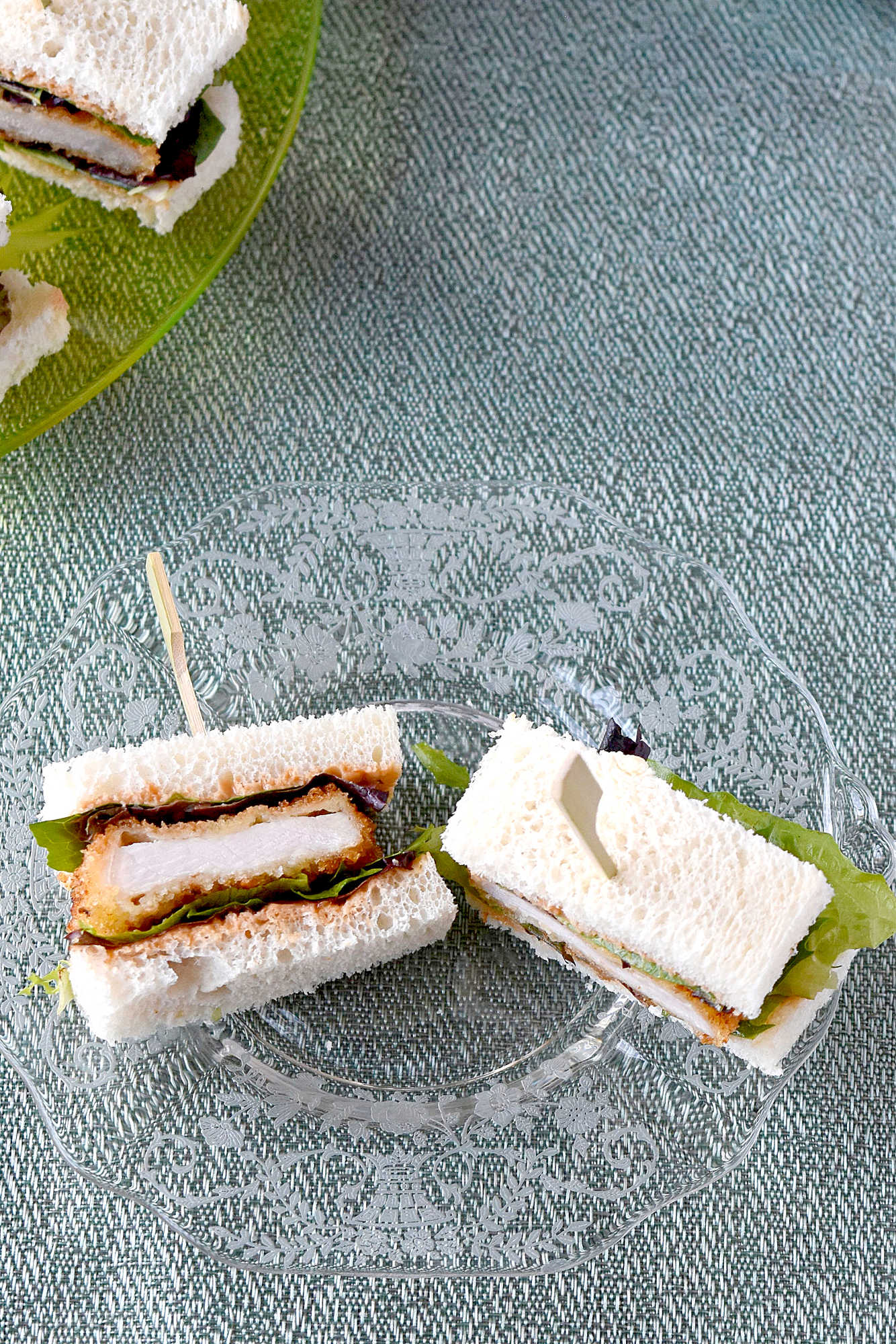 Meet your new brunch favorite: Katsu Sando Finger Sandwiches. Each bite brings crisp, juicy cutlet between pillowy bread, perfect for sharing with friends.  #OurFamilyTable #KatsuSandoHeaven #FingerSandwichFrenzy #SandosForDays #JapaneseSandwichSensation #SandoSquadGoals