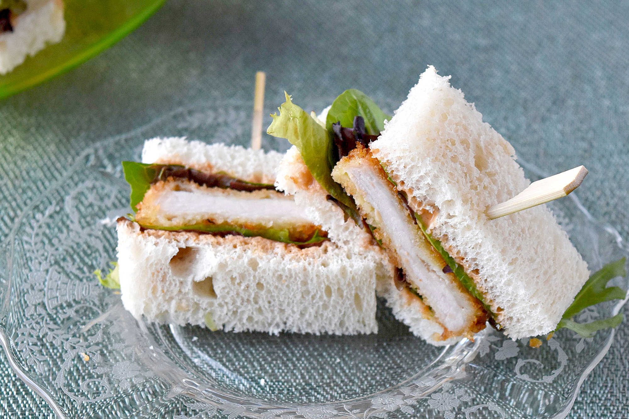 Meet your new brunch favorite: Katsu Sando Finger Sandwiches. Each bite brings crisp, juicy cutlet between pillowy bread, perfect for sharing with friends.  #OurFamilyTable #KatsuSandoHeaven #FingerSandwichFrenzy #SandosForDays #JapaneseSandwichSensation #SandoSquadGoals