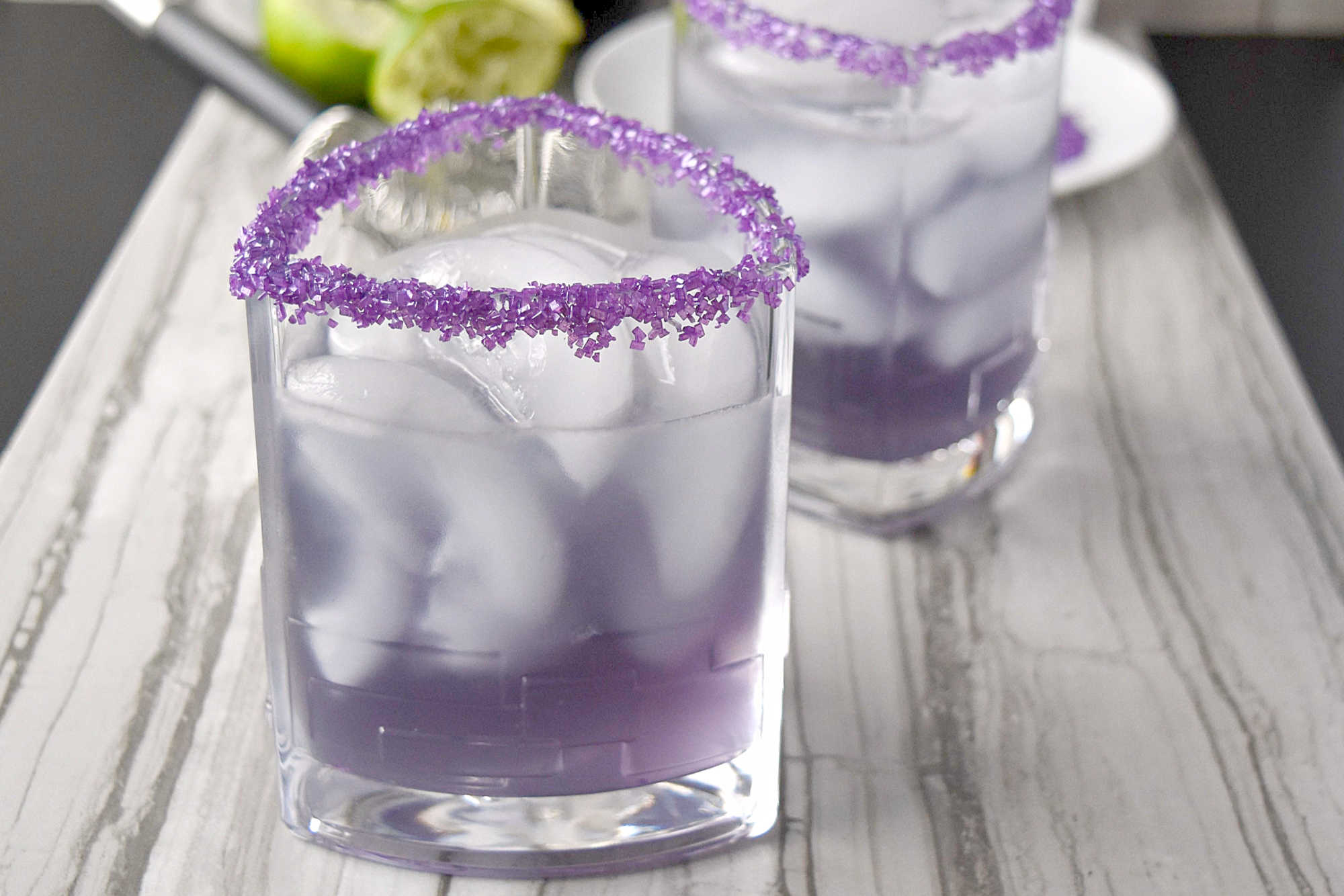 Have you ever tasted a Lightning Lavender Margarita? The balance of floral sweetness and zesty punch might become your new favorite. #BrunchWeek #JoyJolt #DrinkforJoy #Torani #SweetSquad #LightningLavenderMargarita #LavenderCocktails #CraftMargaritas #MixologyMagic #SummerSips