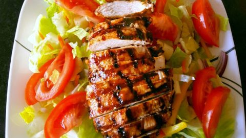 Guava Grilled Chicken Chipotle Salad