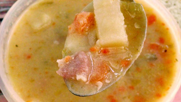 Cheesy Ham and Potato Leek Soup