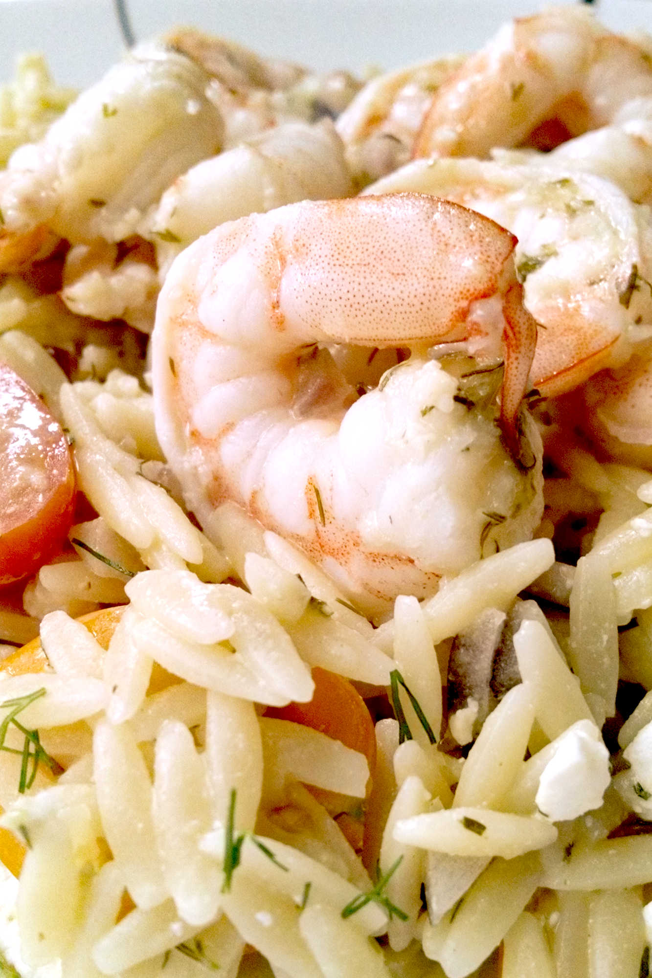 Elevate your salad game with this Lemon Dill Orzo Shrimp Salad! Bursting with zesty flavors and packed with protein, it's a delicious and satisfying meal option. #ShrimpSaladDelight #LemonyGoodness #HealthyLunchInspo #SeafoodSaladGoals #OrzoLoversUnite #LemonDillOrzoShrimpSalad #HealthyEatingGoals #SummerSaladInspo #SeafoodLoversUnite #FoodieFaves