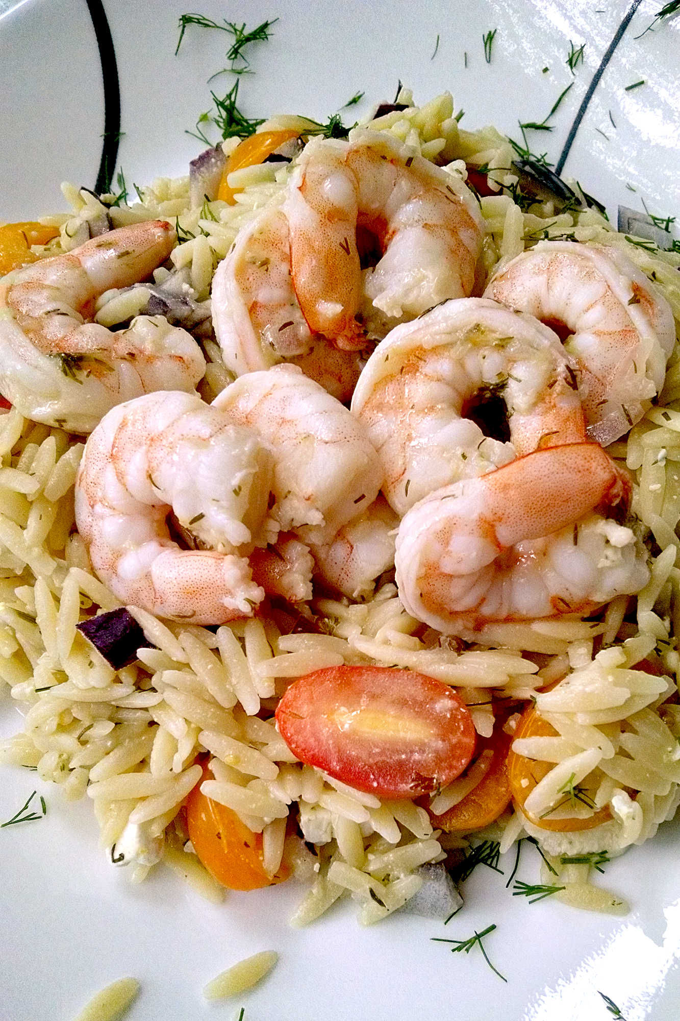 Elevate your salad game with this Lemon Dill Orzo Shrimp Salad! Bursting with zesty flavors and packed with protein, it's a delicious and satisfying meal option. #ShrimpSaladDelight #LemonyGoodness #HealthyLunchInspo #SeafoodSaladGoals #OrzoLoversUnite #LemonDillOrzoShrimpSalad #HealthyEatingGoals #SummerSaladInspo #SeafoodLoversUnite #FoodieFaves