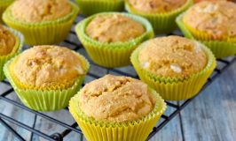 Chorizo Cheddar Pumpkin Cornbread Muffins are not only a mouthful to say, but they're a delicious mouthful for breakfast.  Slightly sweet, slightly spicy, with a kick of sharp Cheddar makes these muffins delicious. #PumpkinWeek