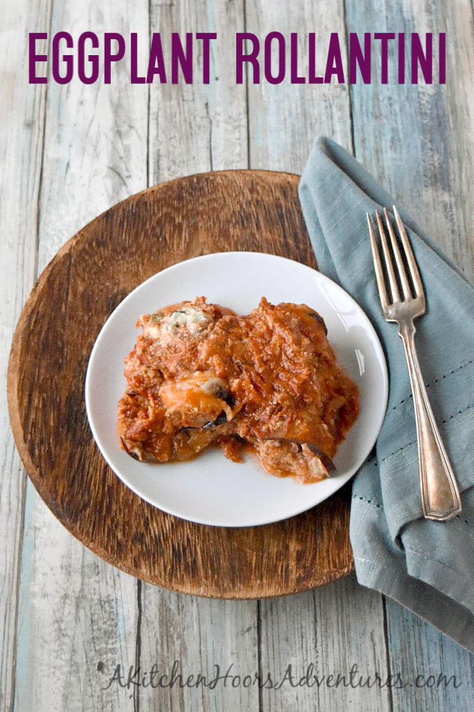 know I love me some lasagna, even if it’s in the form of this Eggplant Rollantini stuffed with rich ricotta and Parmesan and baked in a chunky marinara sauce. #FallFlavors