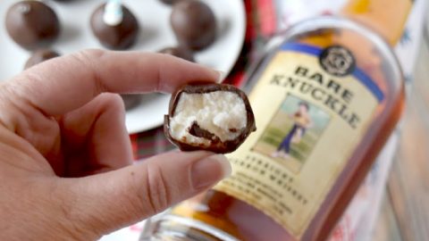 With only four ingredients, these Bourbon Balls are a family favorite recipe for not only the holidays, but also for your Derby party, too! #ChristmasSweetsWeek