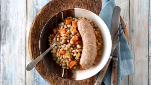 Easy Slow Cooker Lady Pea Cassoulet