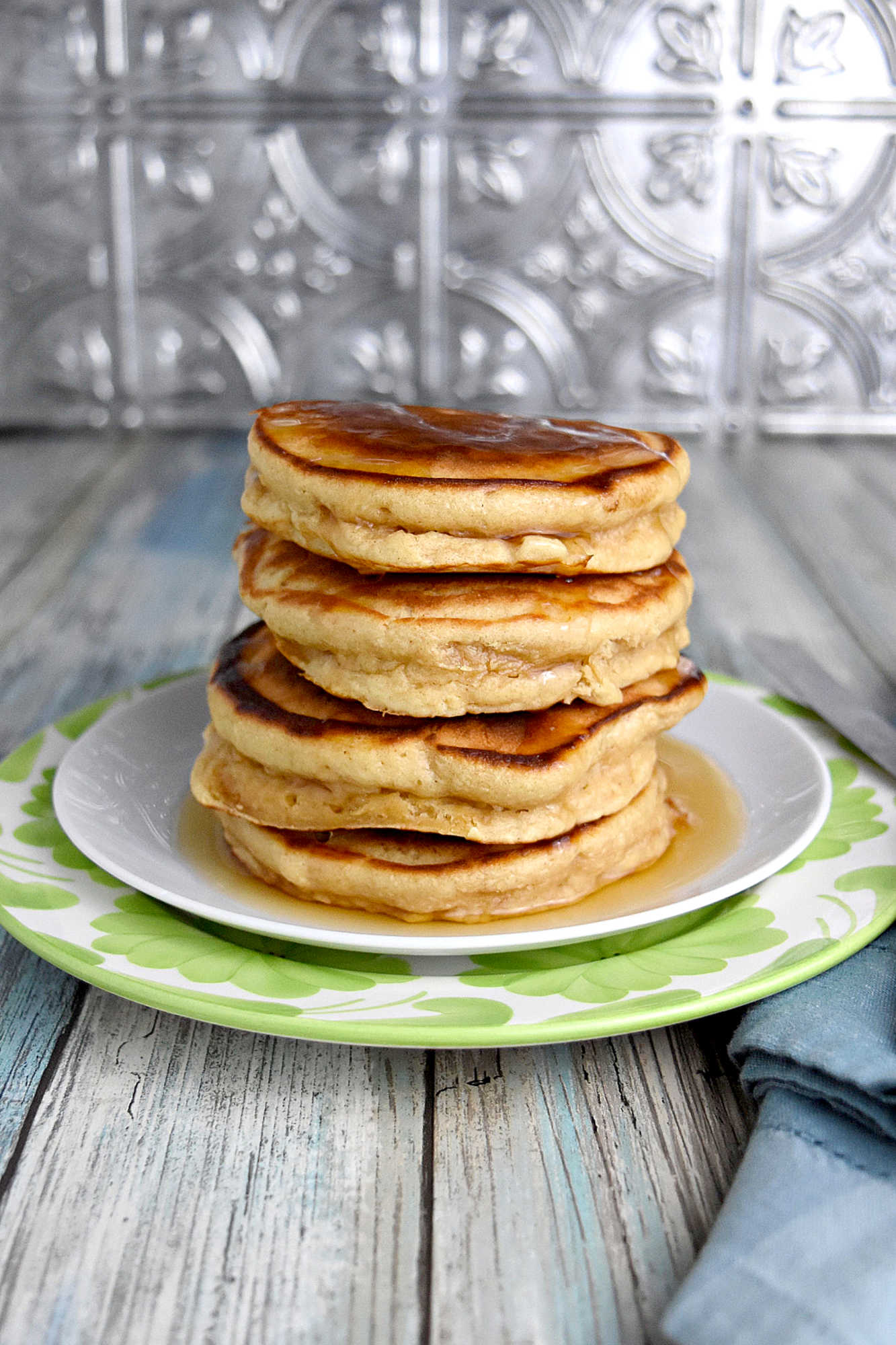 Upgrade your breakfast game with easy peanut butter pancakes. Enjoy a quick and satisfying meal that everyone will love. #PeanutButterDay
