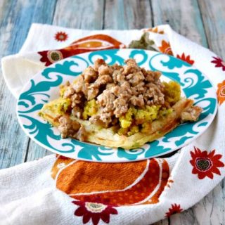 Take some ground turkey and a few Thanksgiving leftovers and you've got the makings of delicious Thanksgiving Sloppy Joes!  It uses mashed potatoes, gravy, green bean casserole, and anything else you have on hand to make these delicious!