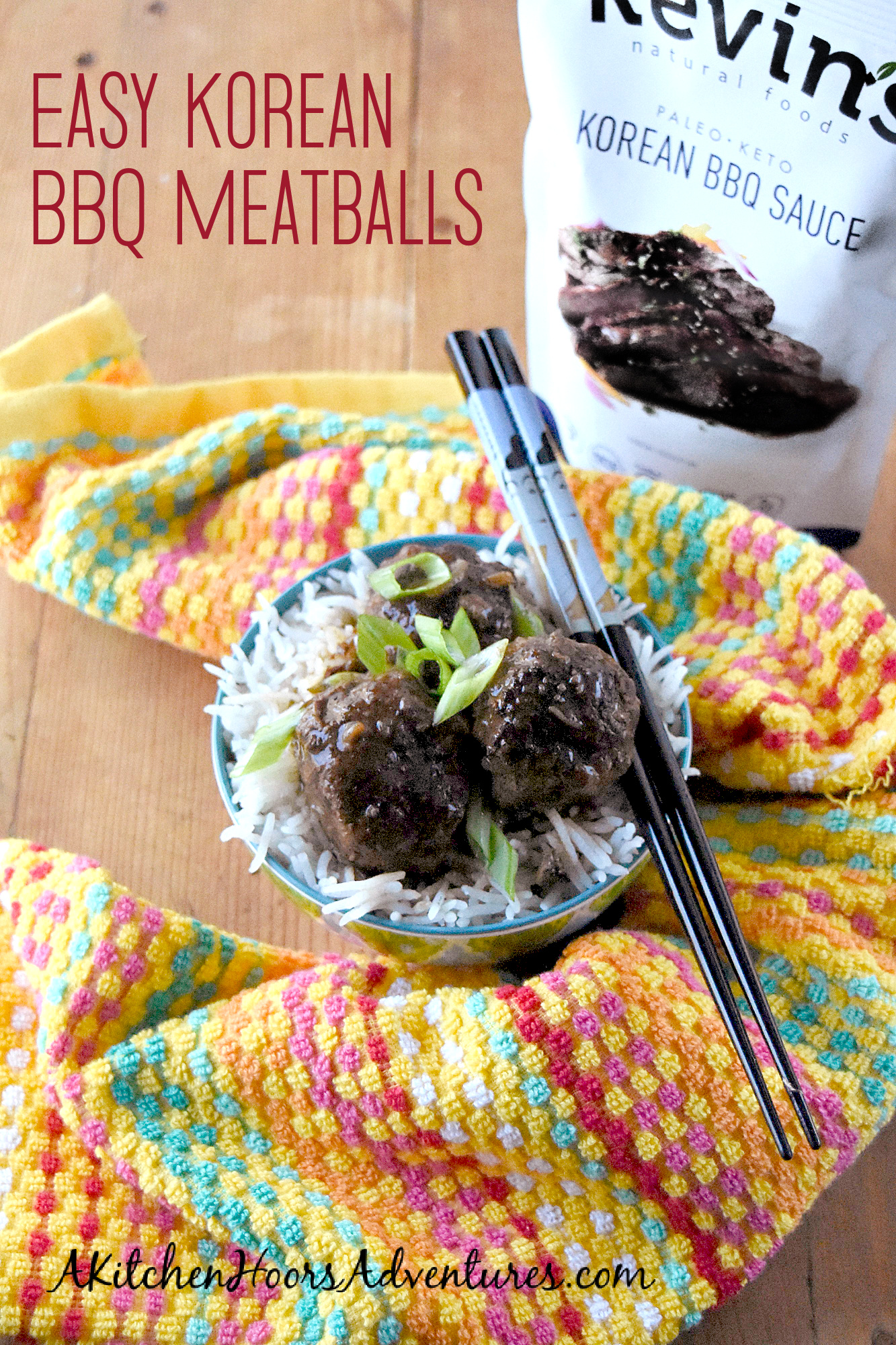 Easy Korean BBQ Meatballs have delicious Asian flavors that is on the table in under 30 minutes. They’re cooked up in the InstantPot, made with a delicious sauce, and packed with delicious bulgogi style flavors. #eatcleanlivehappy #kevinsnaturalfoods #kevinsrecipechallenge