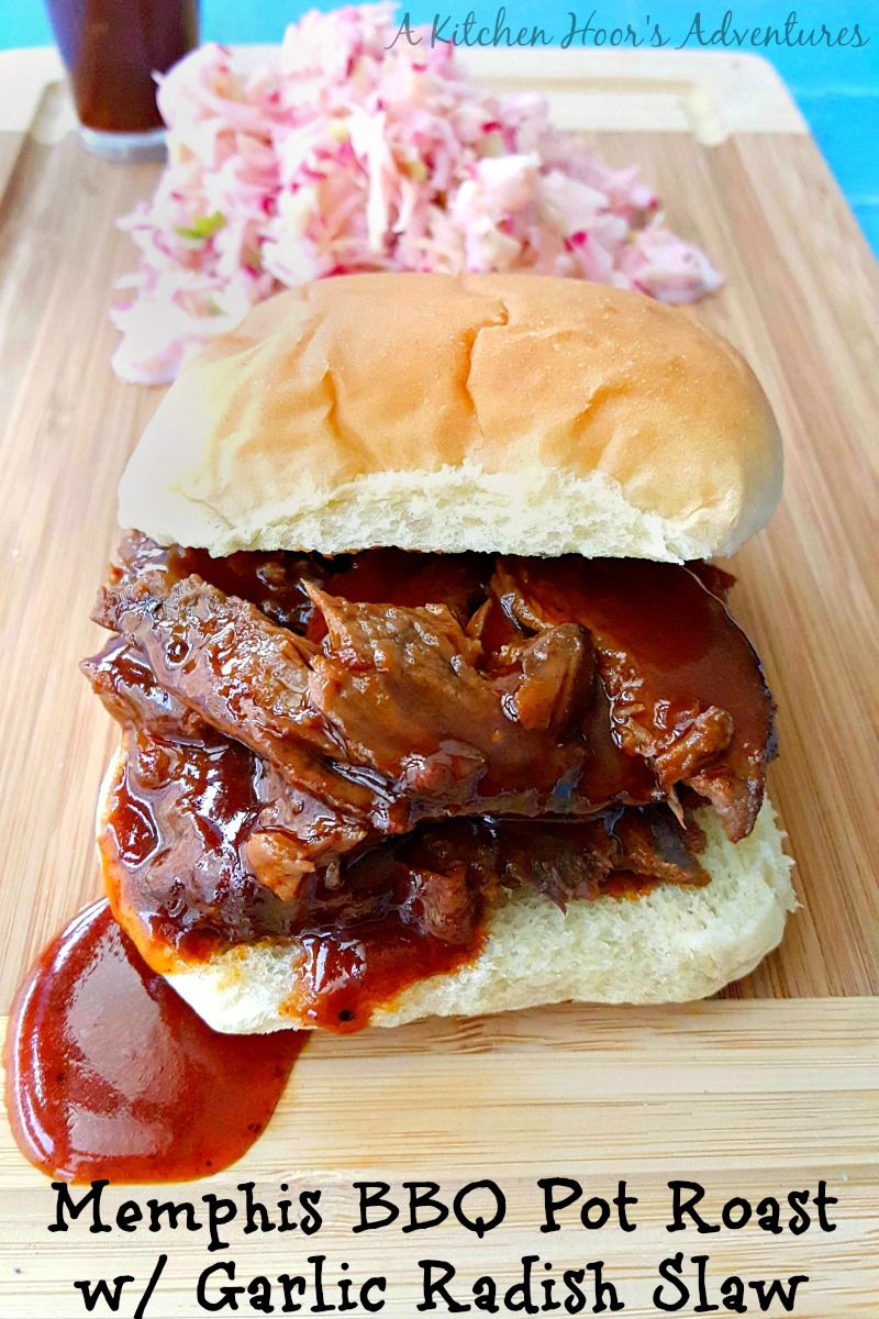Heinz BBQ Memphis Sweet & Spicy is the only barbecue sauce you need to make this delicious Memphis BBQ Pot Roast. The Garlic Radish Slaw has seven simple ingredients found in every kitchen. Together they make an amazing, barbecue meal for any summer or holiday gathering.