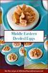 Spice up your feed (and your party menu!) with this flavorful twist on a classic: Middle Eastern Deviled Eggs! Made with 2 kinds of creamy hummus and roasted red peppers, then added a punch of za'atar and sumac for a zesty, savory kick that’s seriously addictive. #deviledeggs #hummus #Easter #MiddleEasternEats #DeviledEggPerfection #SavorySnacks #EggcellentRecipes #FlavorsofTheLevant