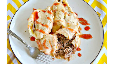 BBQ Brisket Stuffed Mac and Cheese Shells