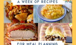 Meal Planning Week 10 Comfort Food