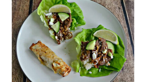 Beef Bulgogi Lettuce Wraps #MealPlanning